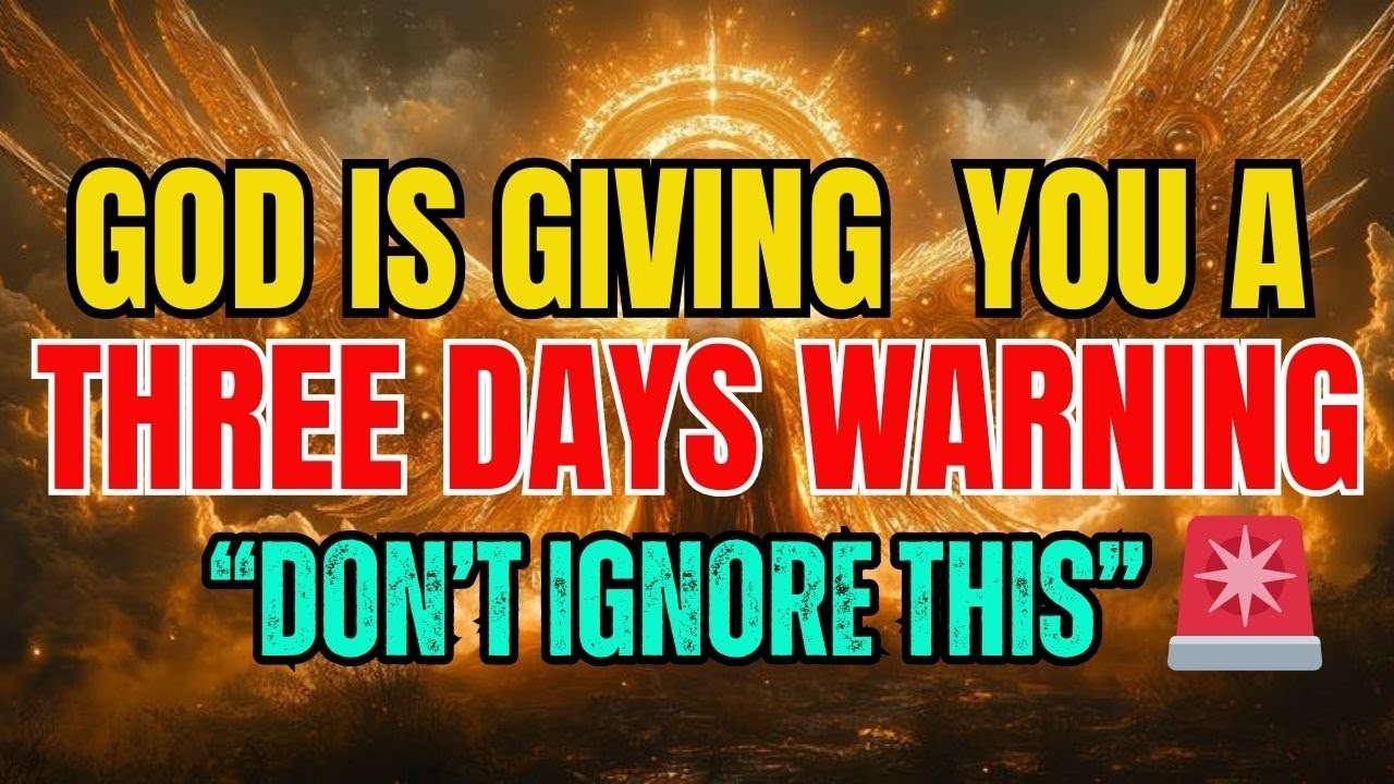 Chosen Ones, God Sent This Warning Early—Because You’re One of His Chosen!