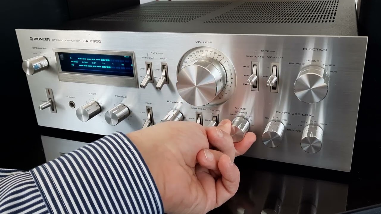 Beautiful Pioneer SA-8800 Stereo Amplifier, 1980