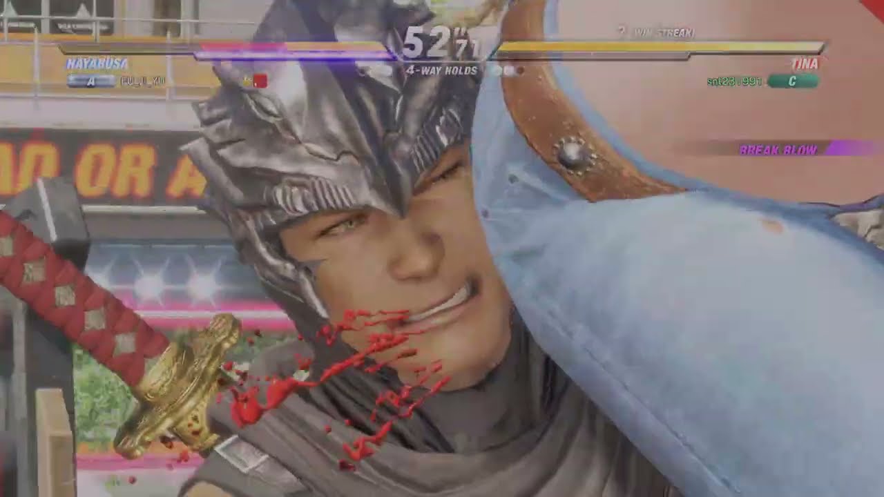 DOA6 Tina Rank Match #26