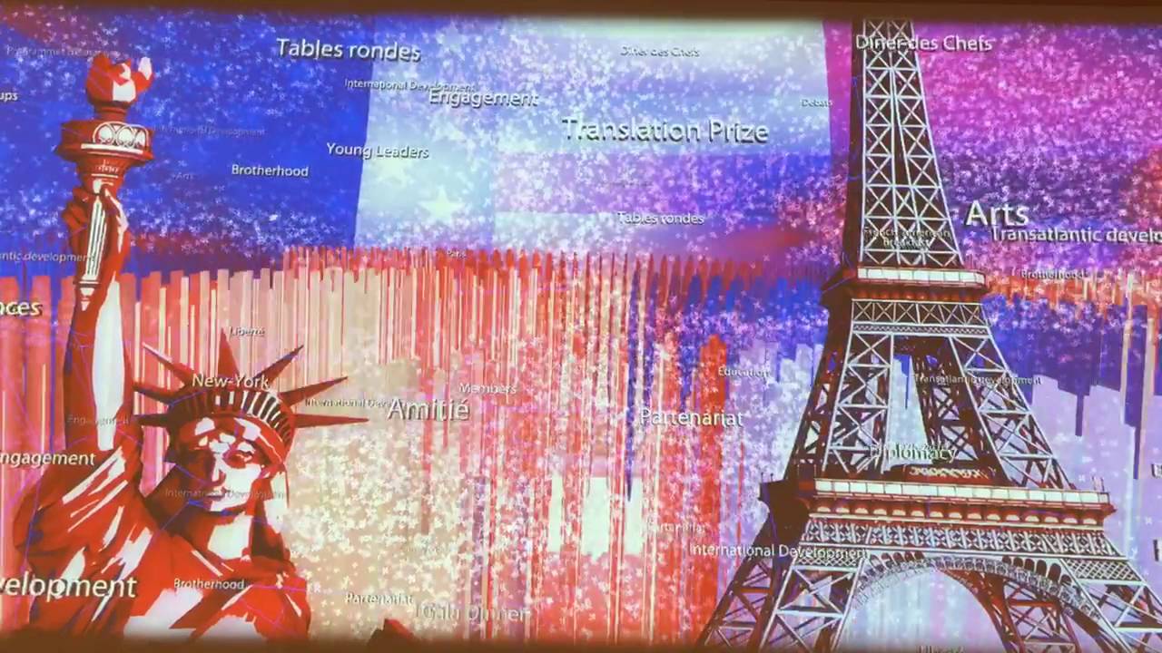 Real-Time Animation from the French American Foundation's Gala Dinner