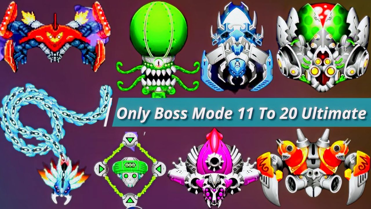 Space Shooter Galaxy Attack: Only Boss Mode 11_To_20