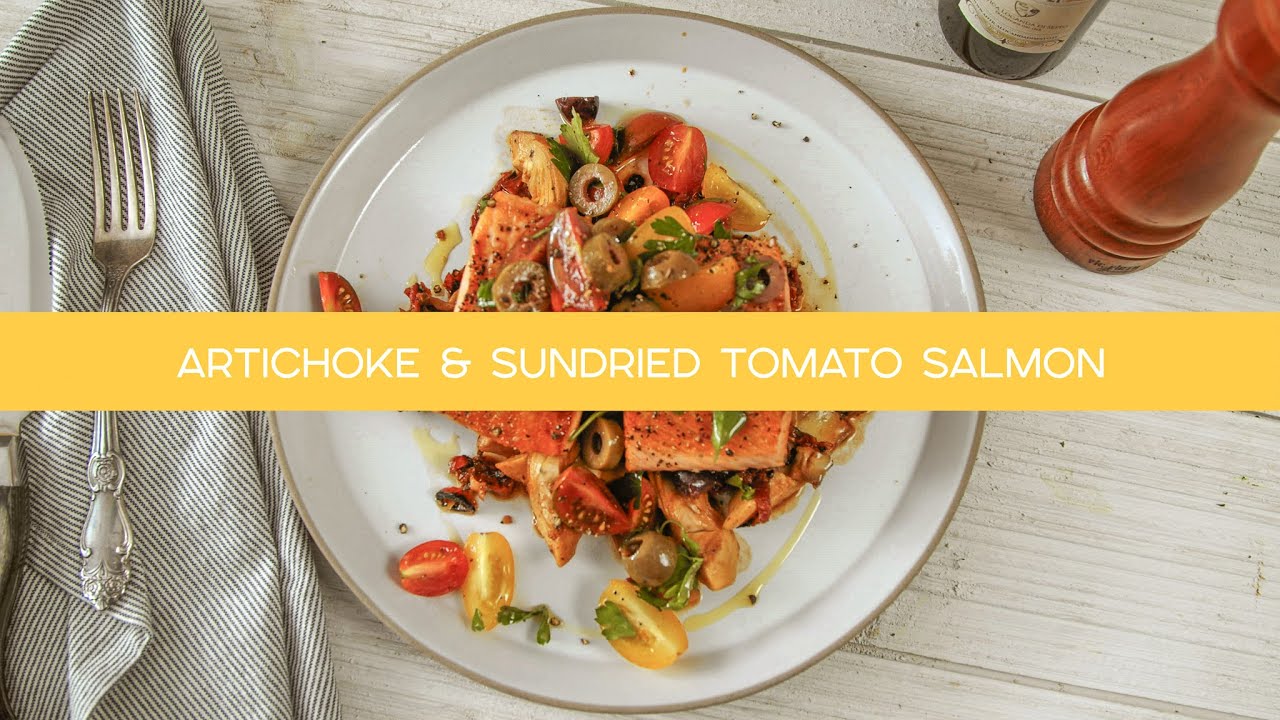 Artichoke & Sundried Tomato Salmon - Fabio's Kitchen - Season 5