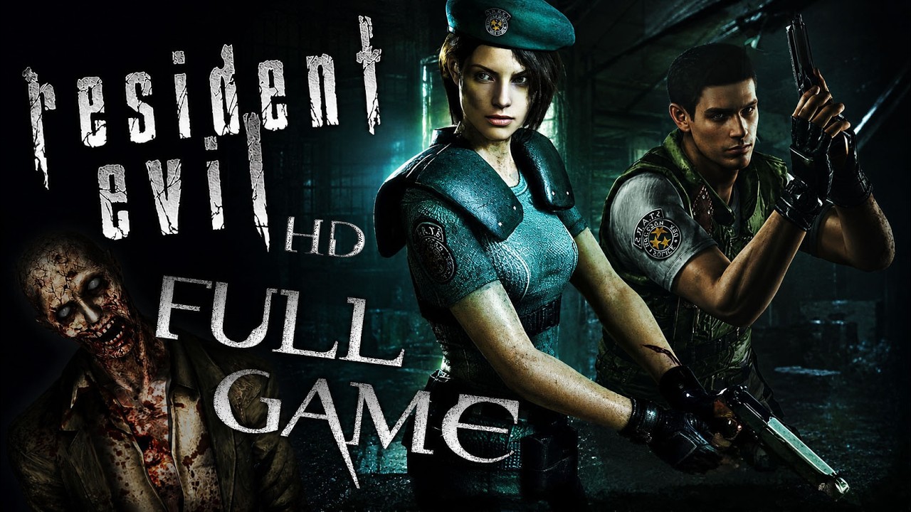 Resident Evil HD Remaster FULL GAME Walkthrough Longplay (PS4) Jill