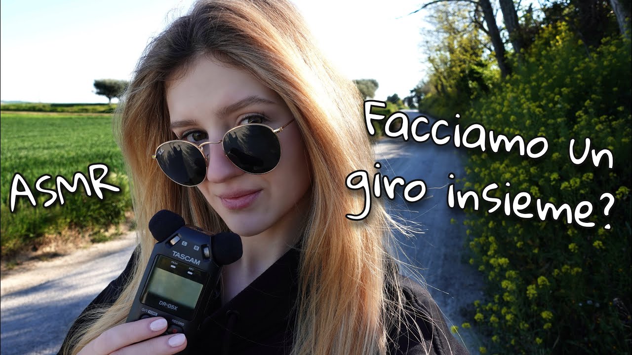 FACCIAMO UNA PASSEGGIATA INSIEME? 🥰 ASMR Vlog Nella Natura ☘ Italian Whispering 🇮🇹