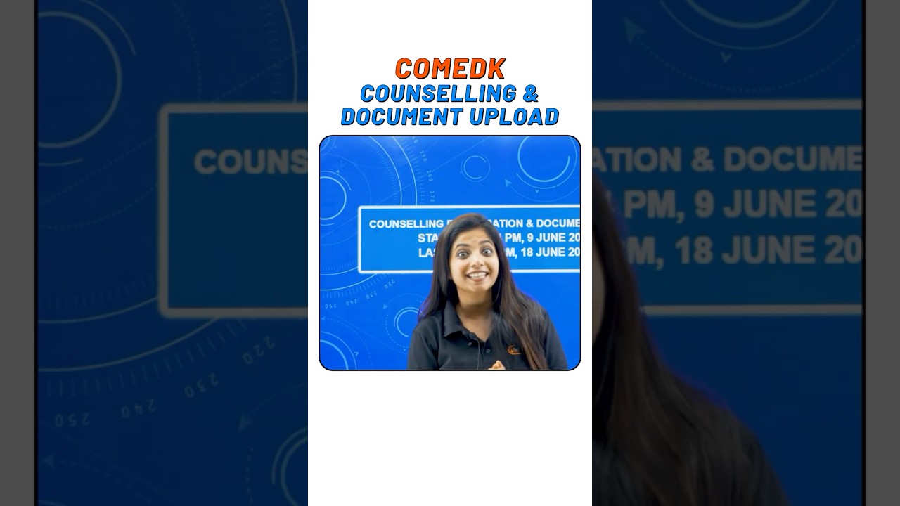 📄 COMEDK 2025 Counselling Start Date & Required Documents #comedk #comedk2025 #comedkcounselling
