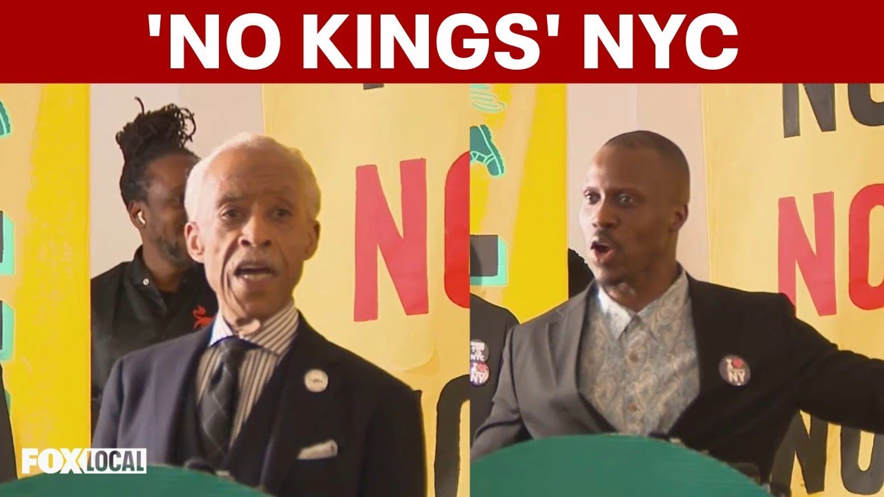 &lsquo;No Kings&rsquo; protest underway in NYC as crowds march in nationwide demonstrations