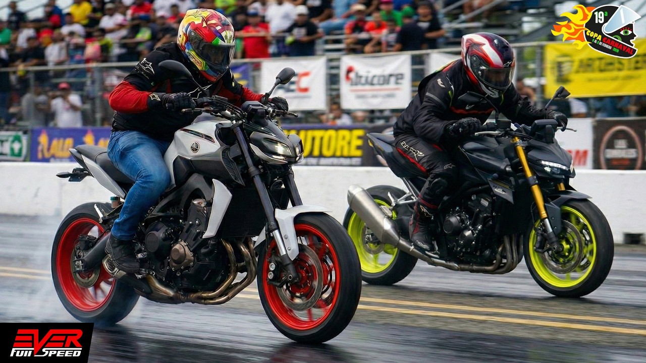 CARRERAS DE MOTOS ⏱️Qualy: Yamaha MT-09 🆚️ Honda CB1000R Hornet 🆚️ Yamaha R6 🔥11s Copa Carnaval 2026
