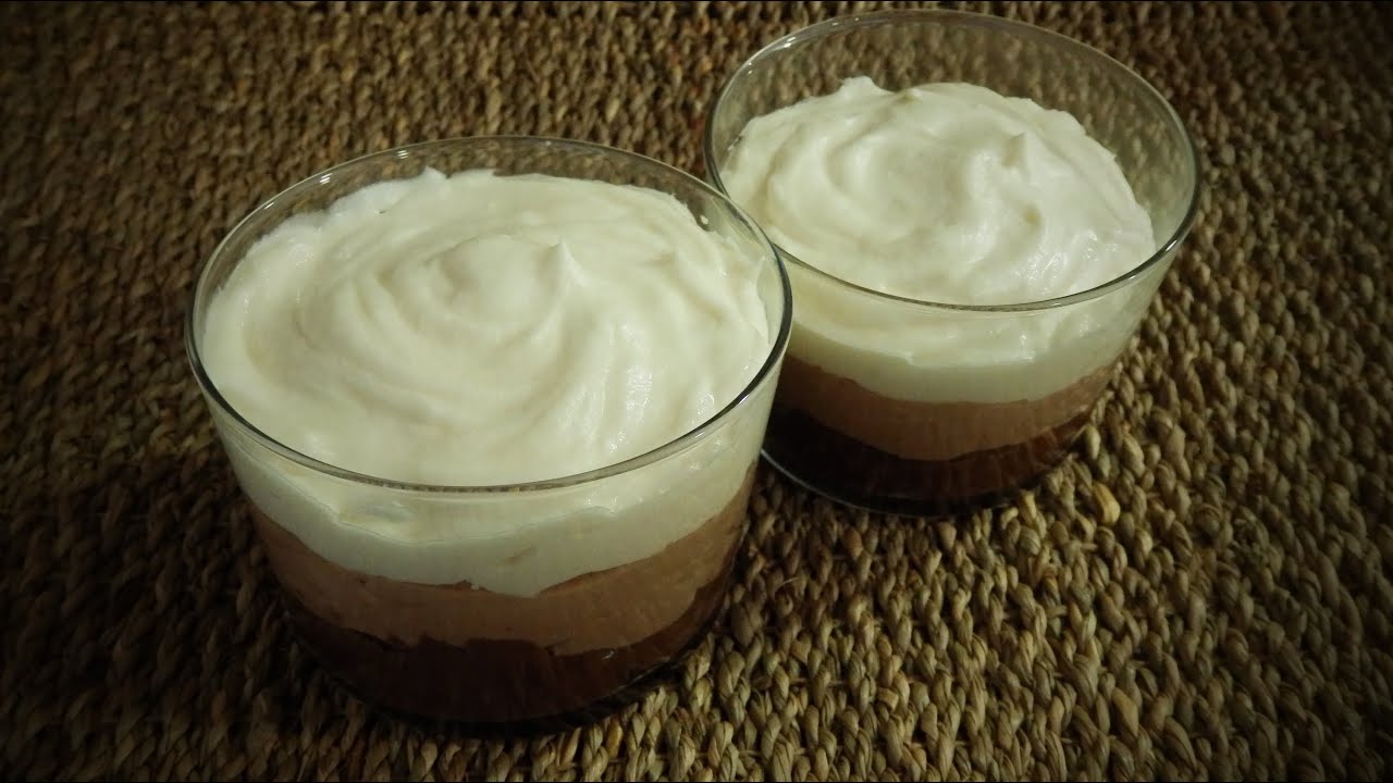 Mousse de tres Chocolates sin huevo || HazloTuyo