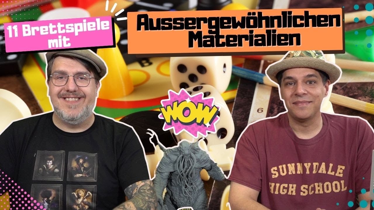 👍Top 11 Spiele mit aussergewöhnlichen Materialien 🔥