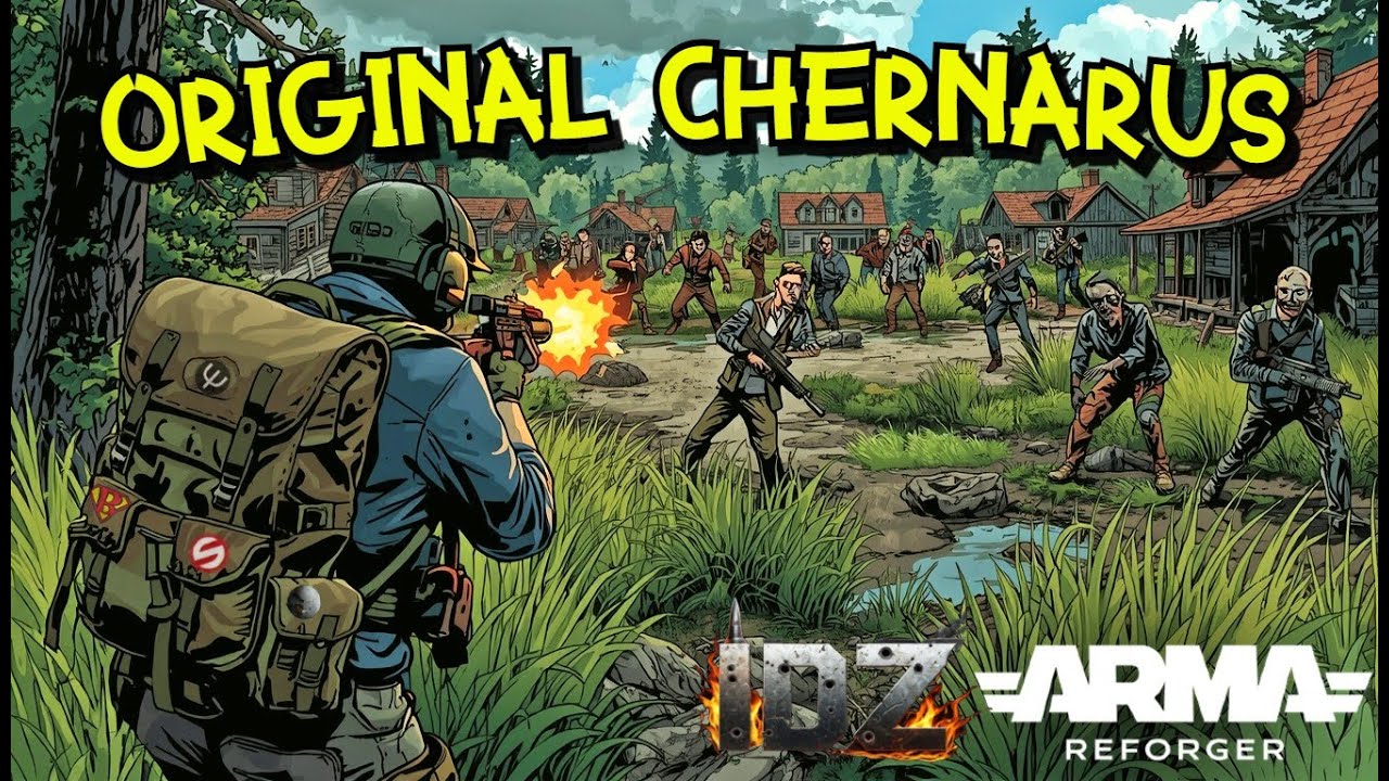 Arma Reforger Dayz Overpoch - IDZ Original Chernarus Events Zombie Monsters Safe Zone Base Building
