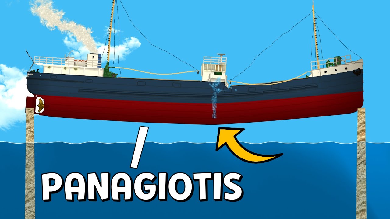 The MV Panagiotis BROKE APART Under the Pressure of Its Own Weight ◉ Floating Sandbox