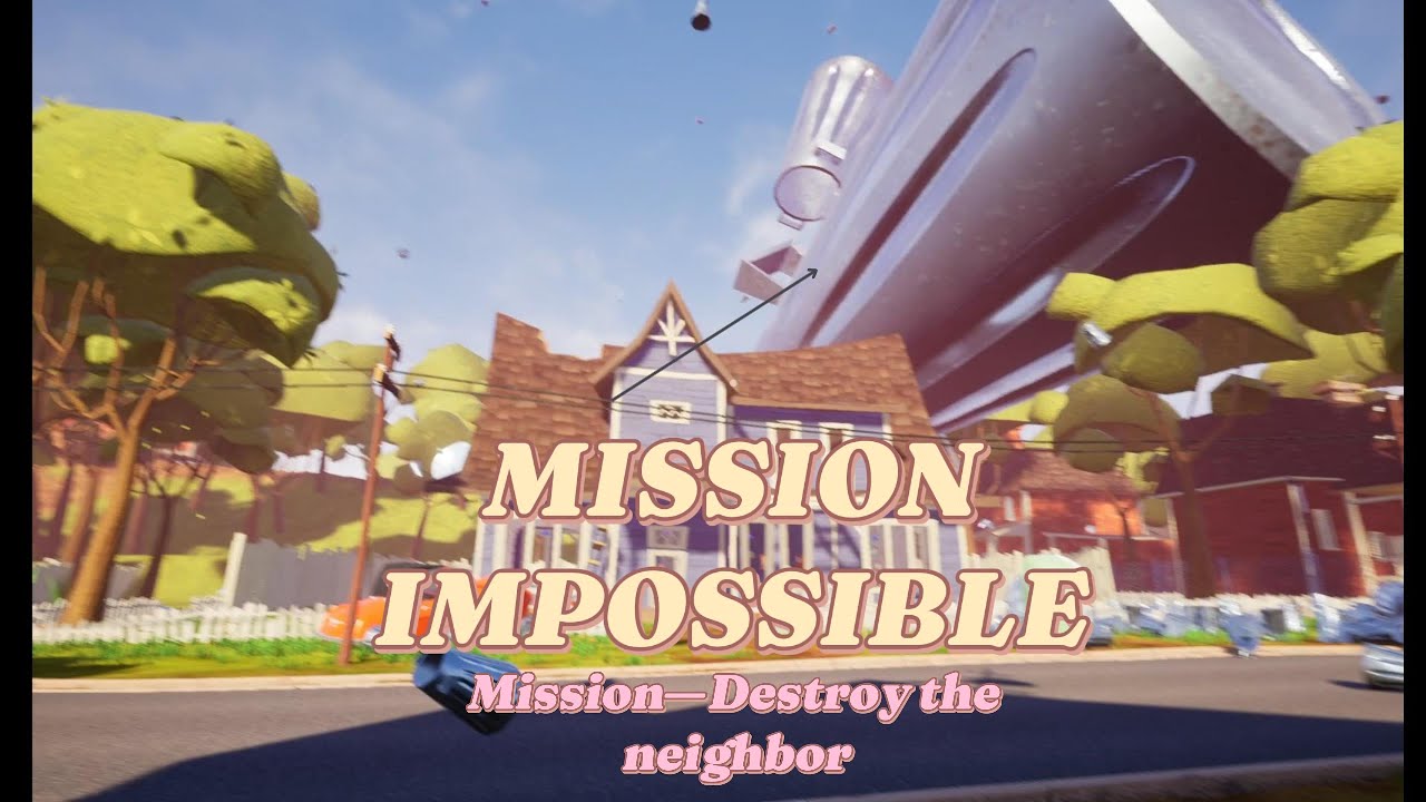 MISSION IMPOSSIBLE PART 3!!!- DESTROYONG THE NEIGHBOR WITH CONSOLE HACKS