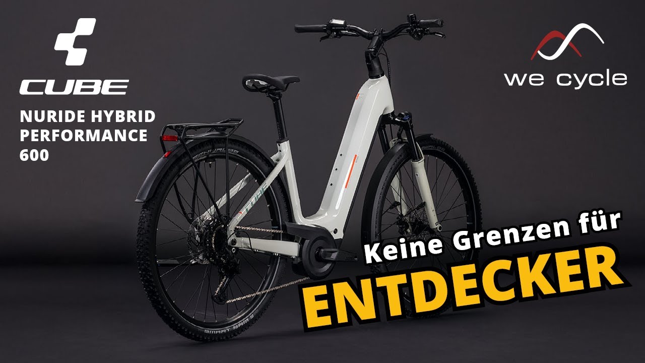 CUBE Nuride Hybrid Performance 600 2026 &ndash; komfortables Easy-Entry Trekking-E-Bike mit Bosch Antrieb