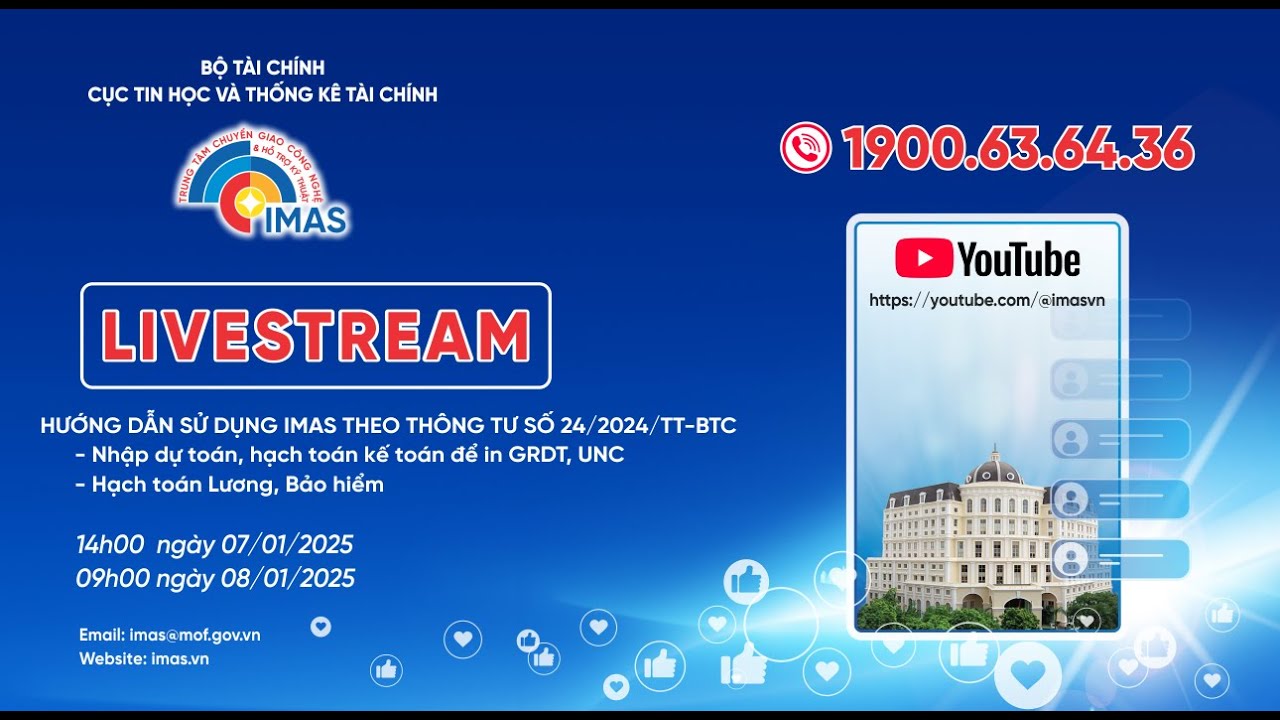 Hướng dẫn sử dụng phần mềm IMAS đ&aacute;p ứng Th&ocirc;ng tư số 24/2024/TT-BTC