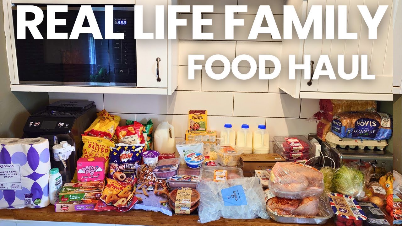 ✨ SUMMER HOLIDAYS ✨ Family of 8 Food Shop| Simple, affordable, real life, £190