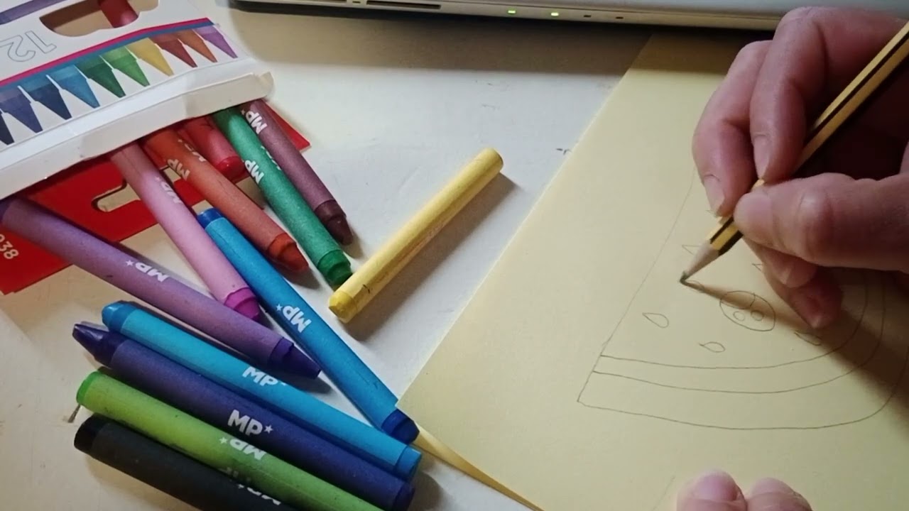 Pintando algo que me hace feliz 