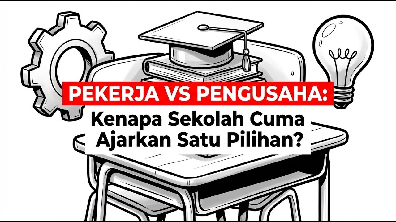Kenapa sistem sekolah mendidik kita jadi pekerja, bukan pengusaha?