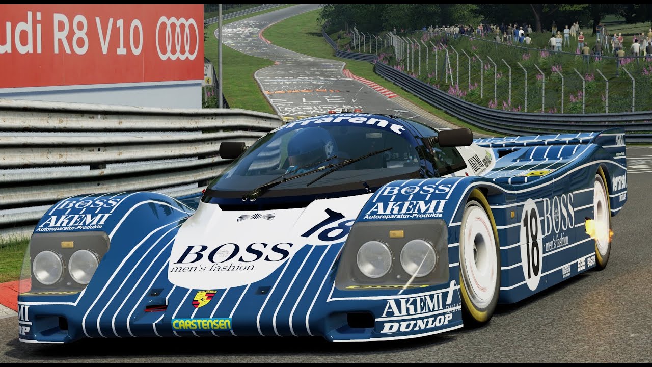 Porsche 962 C Long Tail - Nordschleife World Record 6:07:880 - Assetto Corsa