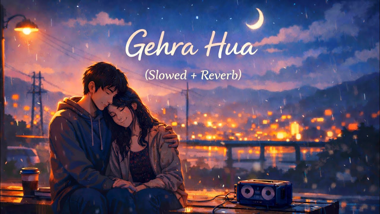Gehra Hua – Slowed + Reverb 🌙 | Lofi Version | Late Night Love Vibes