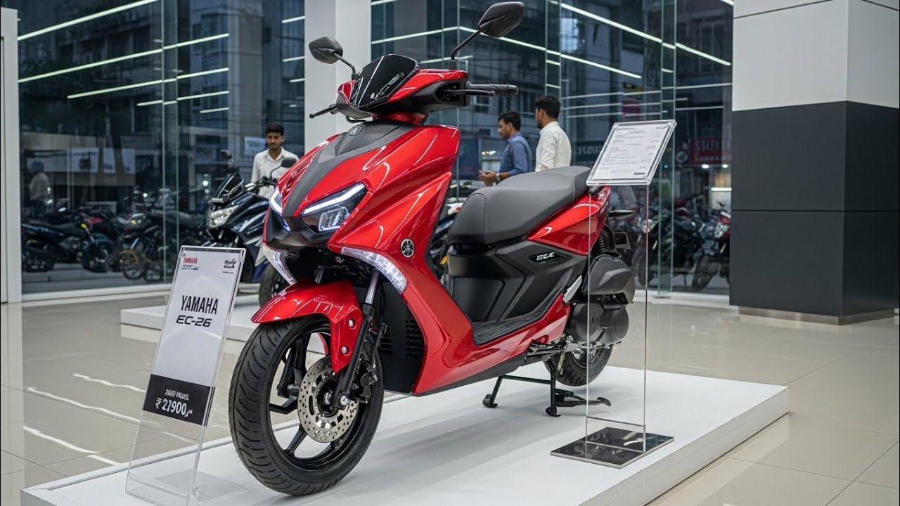 2026 Yamaha EC-06 Electric Scooter  India | Fast Charging, Full Features, Price & Launch 