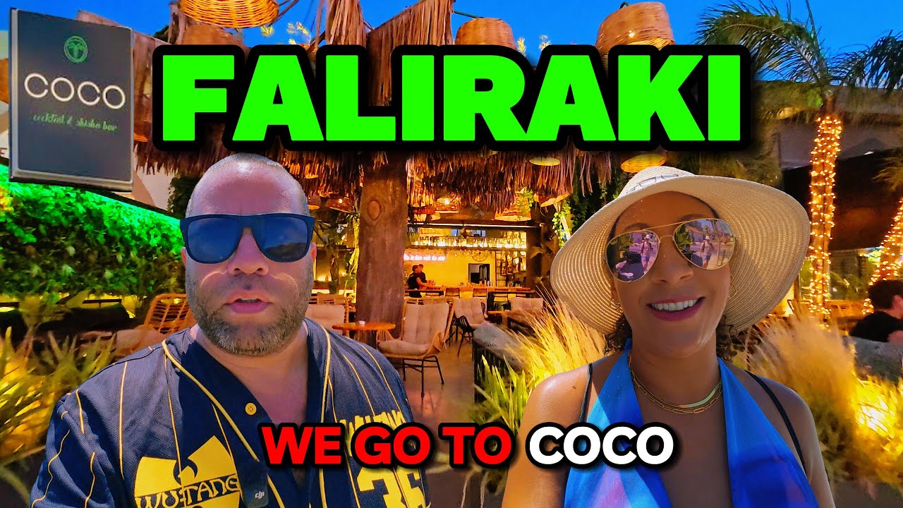 We Go To COCO Cocktail Bar Faliraki Rhodes Greece 2025 Summer