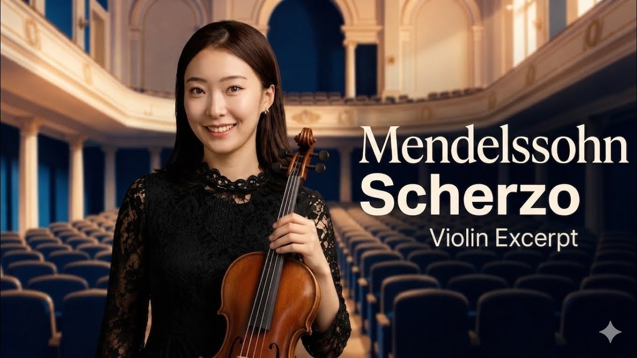 Mendelssohn Scherzo from Midsummer Night&rsquo;s Dream Violin Excerpt