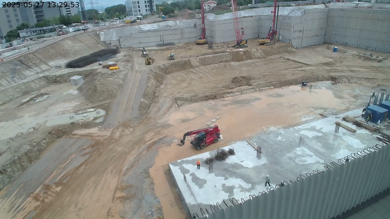 Garitage Park Office Tower 2025.05.27 construction timelapse (cam3)