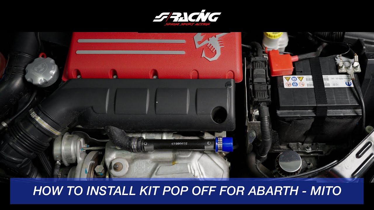 Fiat 500 Abarth conversione Valvola Pop Off sfiato esterno - Simoni Racing - Tutorial