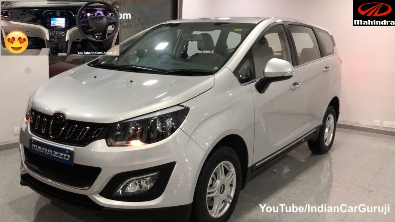 Mahindra Marazzo M6 Model Interior,Exterior,Features,Music,Mid | Marazzo Silver Colour
