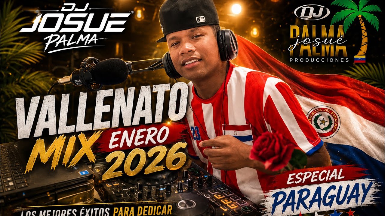 Vallenato Mix Enero 2026 🇵🇾 | Especial Paraguay | Josué Palma Producciones