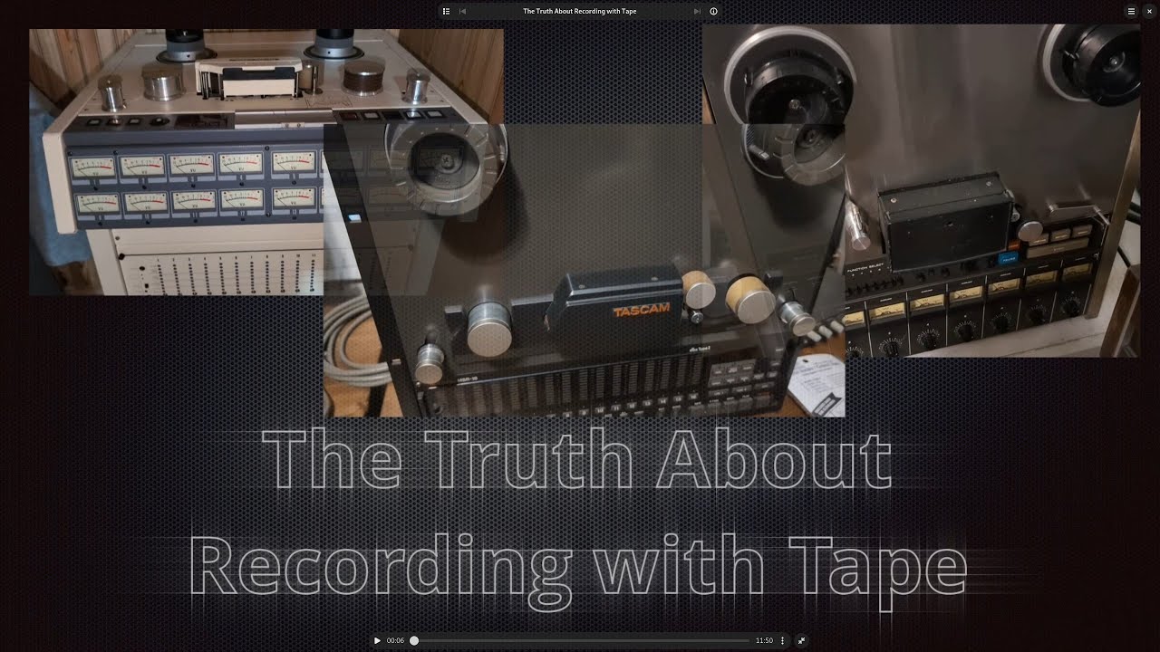 The Truth About Recording with Tape