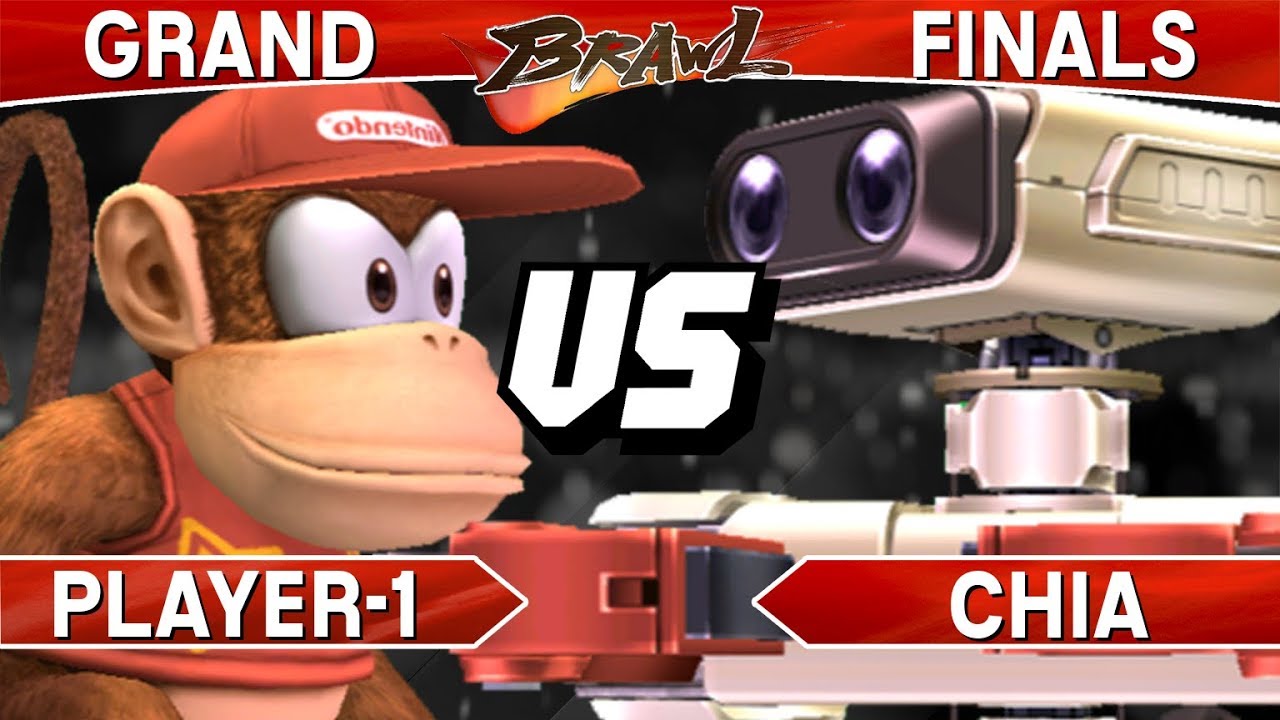 Smash Brawl - Player-1 (Diddy) vs Chia (ROB) - BTiKC Grand Finals