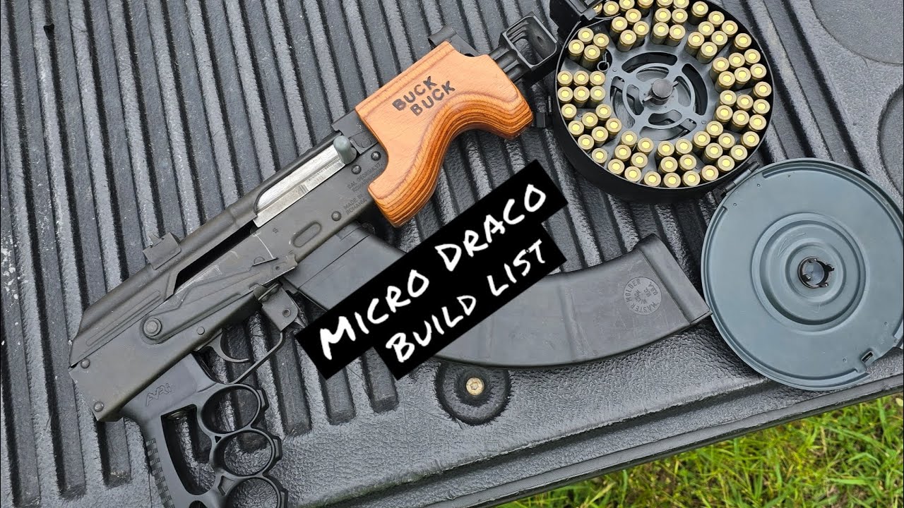 MICRO DRACO ПОЛНАЯ СБОРКА @sammoore138 он же (BUCK BUCK) #draco #ak