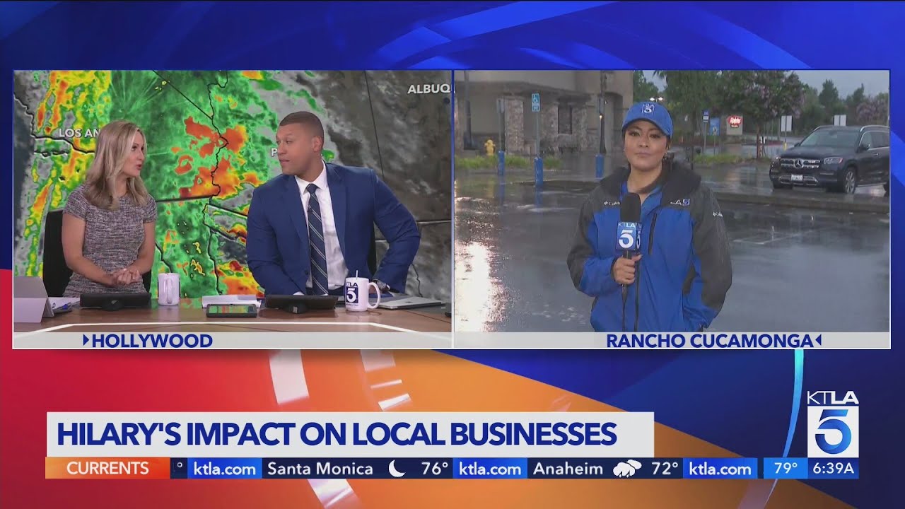 Rain from Hurricane Hilary begins falling in Southern California