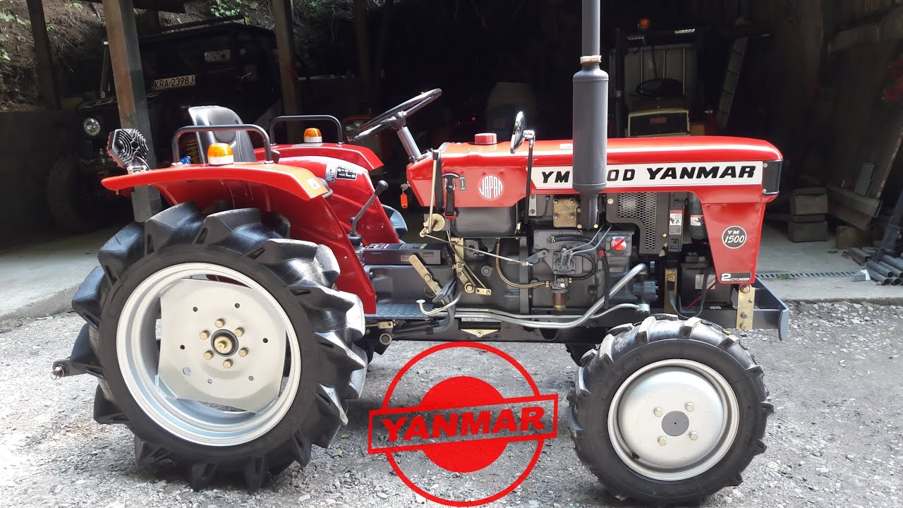 Yanmar YM1500D 15KM 4x4 V2 Mini Traktorek Japoński / Japanese Compact Tractor