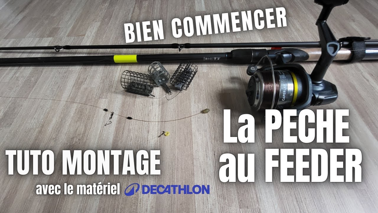 PECHE au FEEDER au PAIN pour DEBUTANT avec du gros BARBEAUX