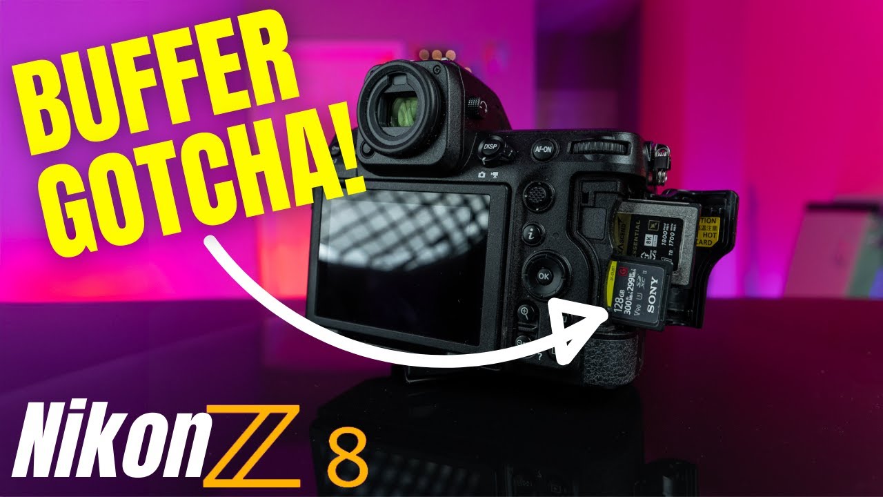 Nikon z8 — Огромная проблема с буфером и как ее избежать — Тесты скорости буфера.