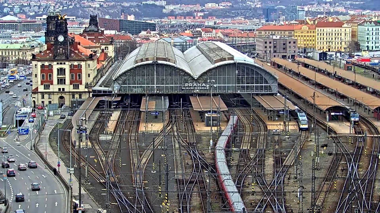 Praha hlavní nádraží timelapse - 2016-02-03