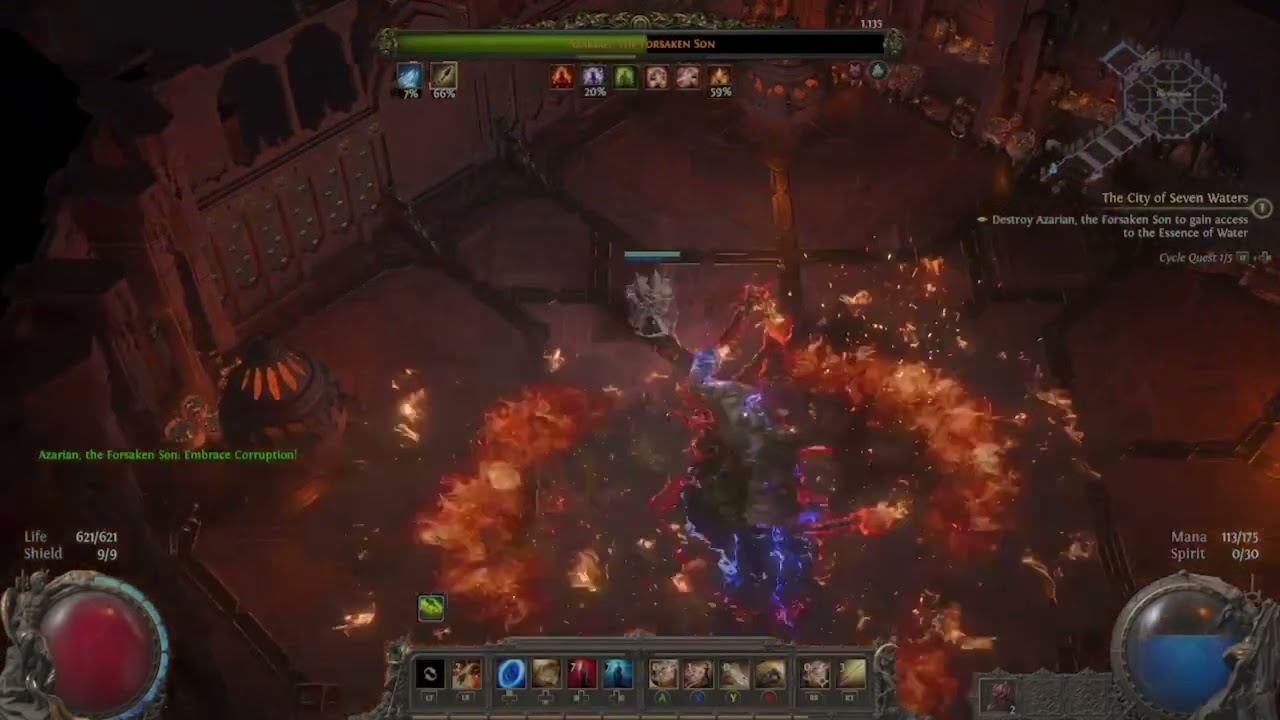 Path of Exile 2 - Hardcore Pin Tactician vs. Azarian, The Forsaken Son