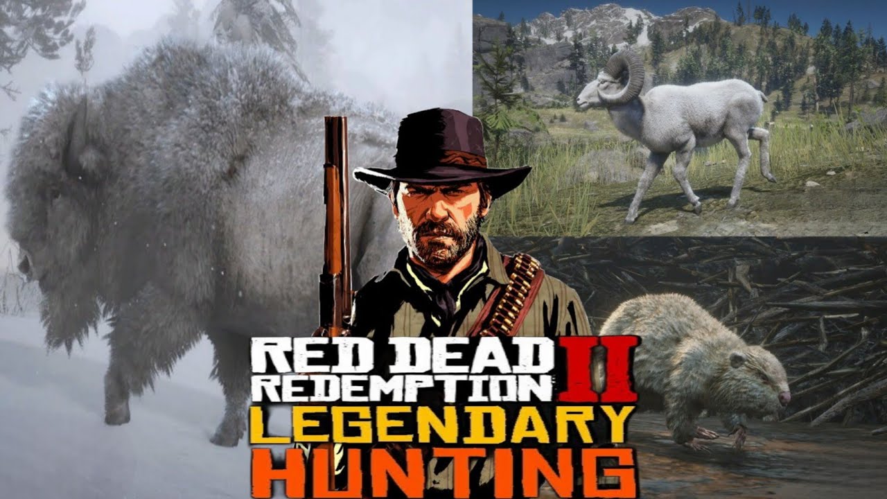 Hunting The MYTHICAL [Legendary Beaver,Legendary White Bison & Legendary Ram ] | RDR2 |