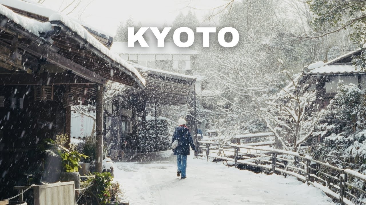 KYOTO in Snow ❄️ | A Snowy Getaway to the Rural Village of Ohara | Japan Travel Vlog