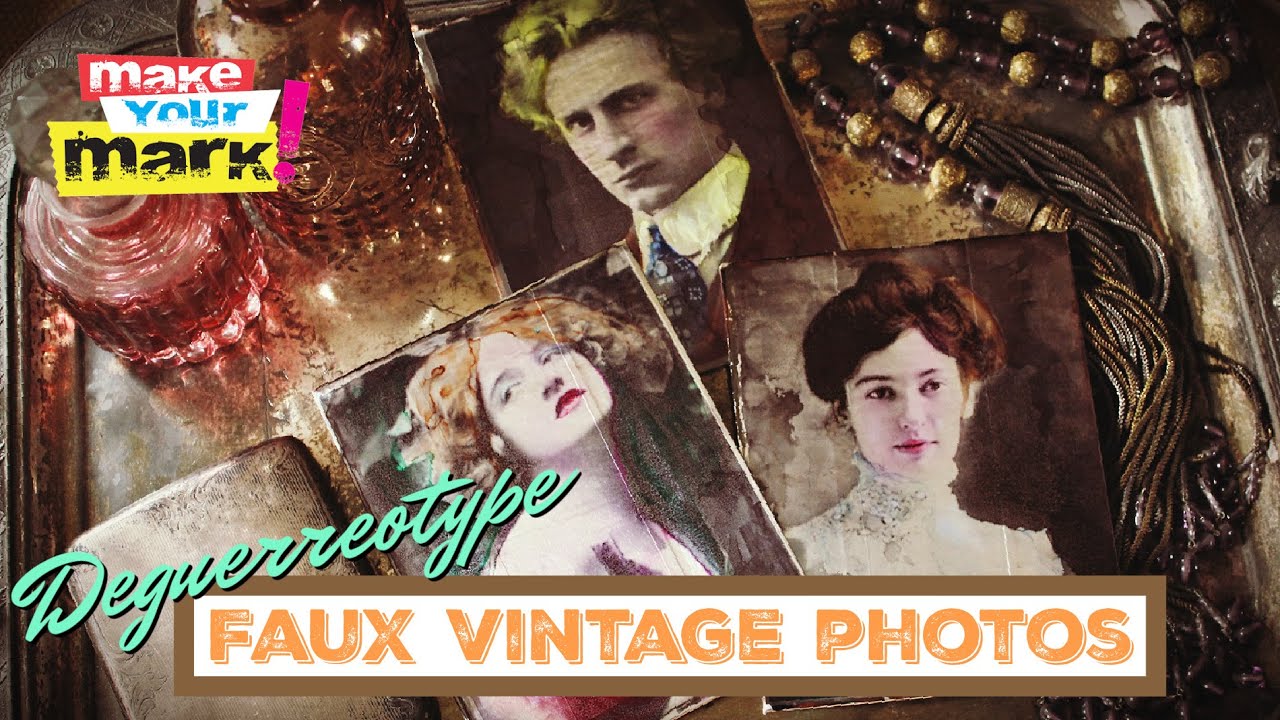 Faux Deguerreotype Vintage Photos