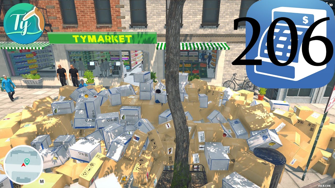 Supermarket Simulator#206: On profite du calme avant la tempête pour remettre le magasin au carré !