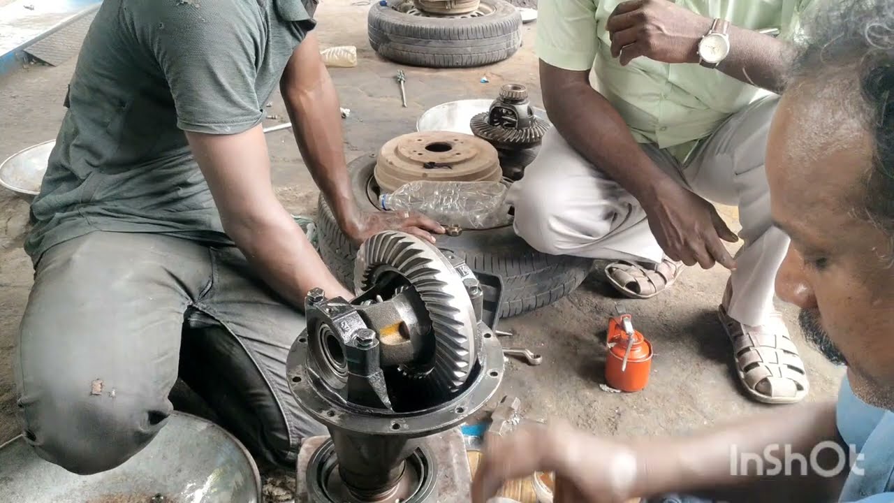 Chevrolet Enjoy differential remove and assemble in tamil