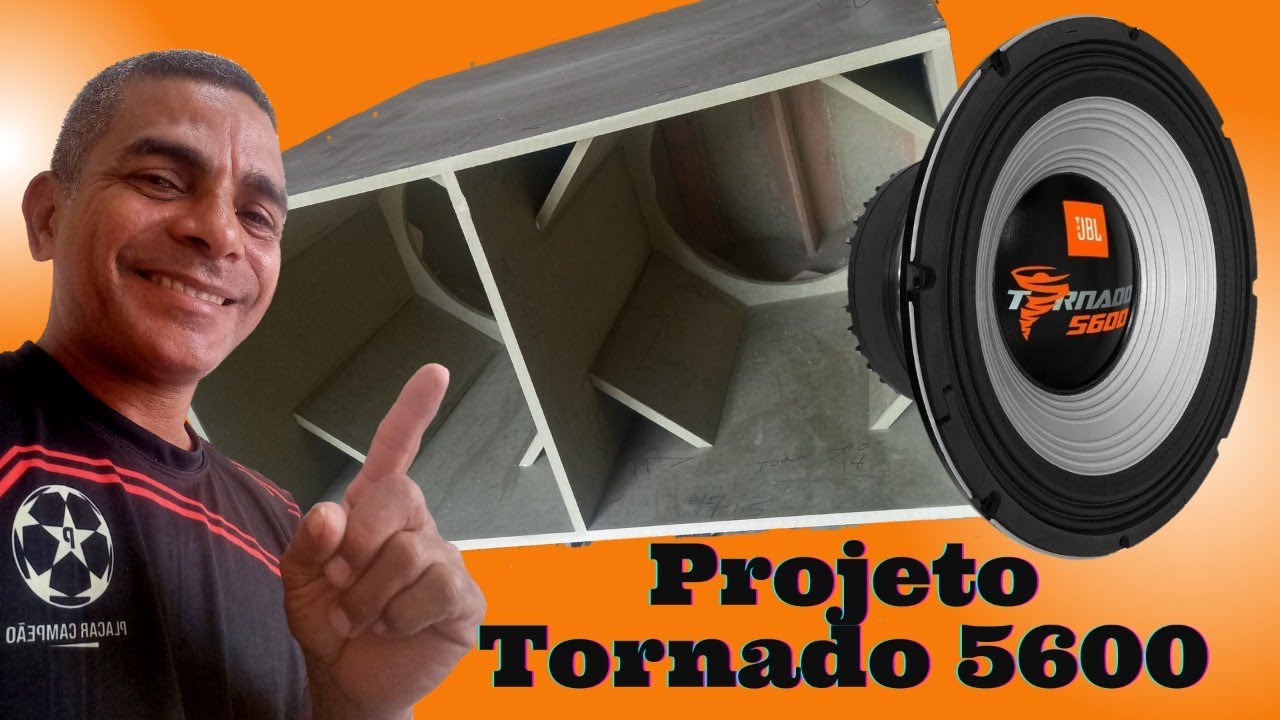 #comofazercaixaqdesom#pparredaoistranho projeto Tornado 5600 com as medidas na descrição do vídeo