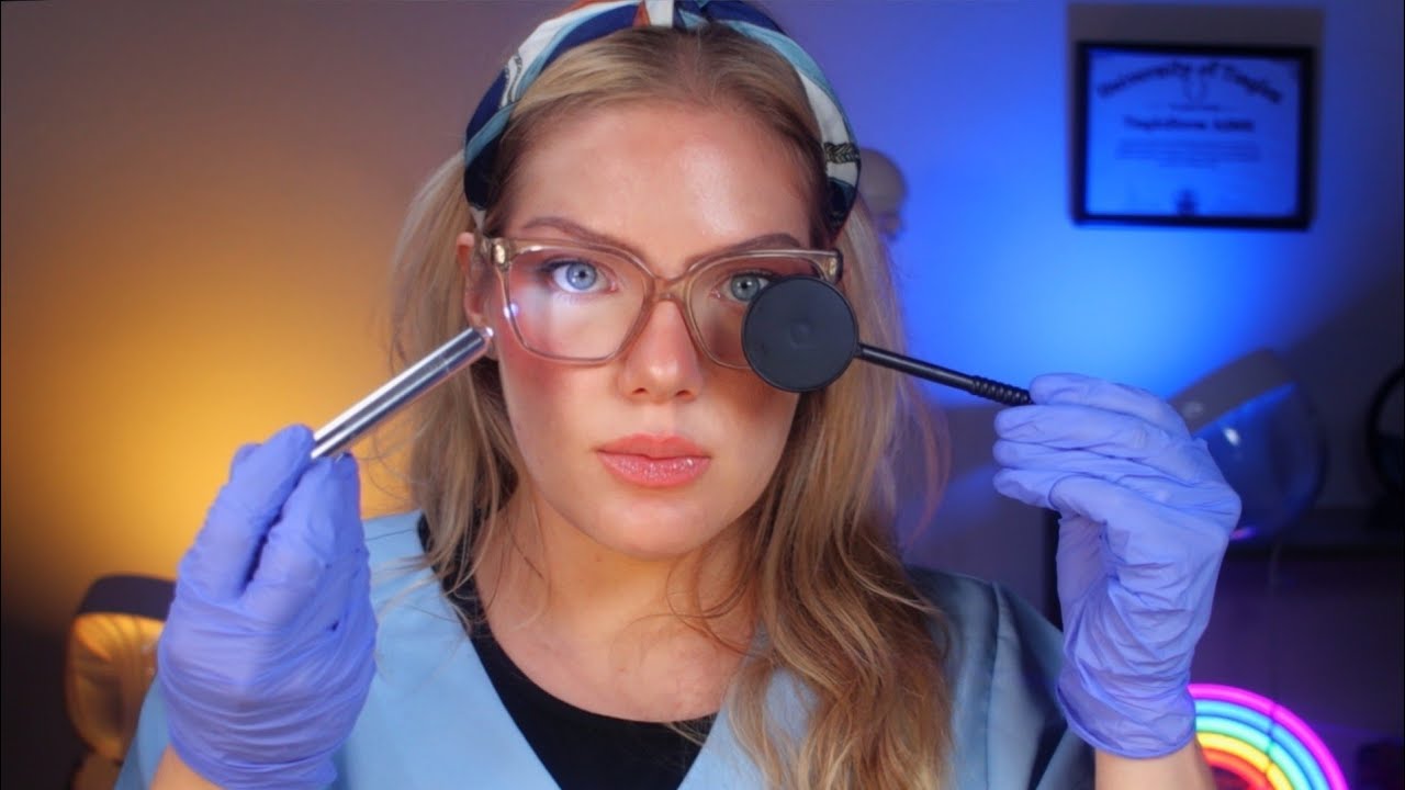 ASMR Esame Nervi Cranici Dettagliato e Meticoloso per il tuo Relax Profondo