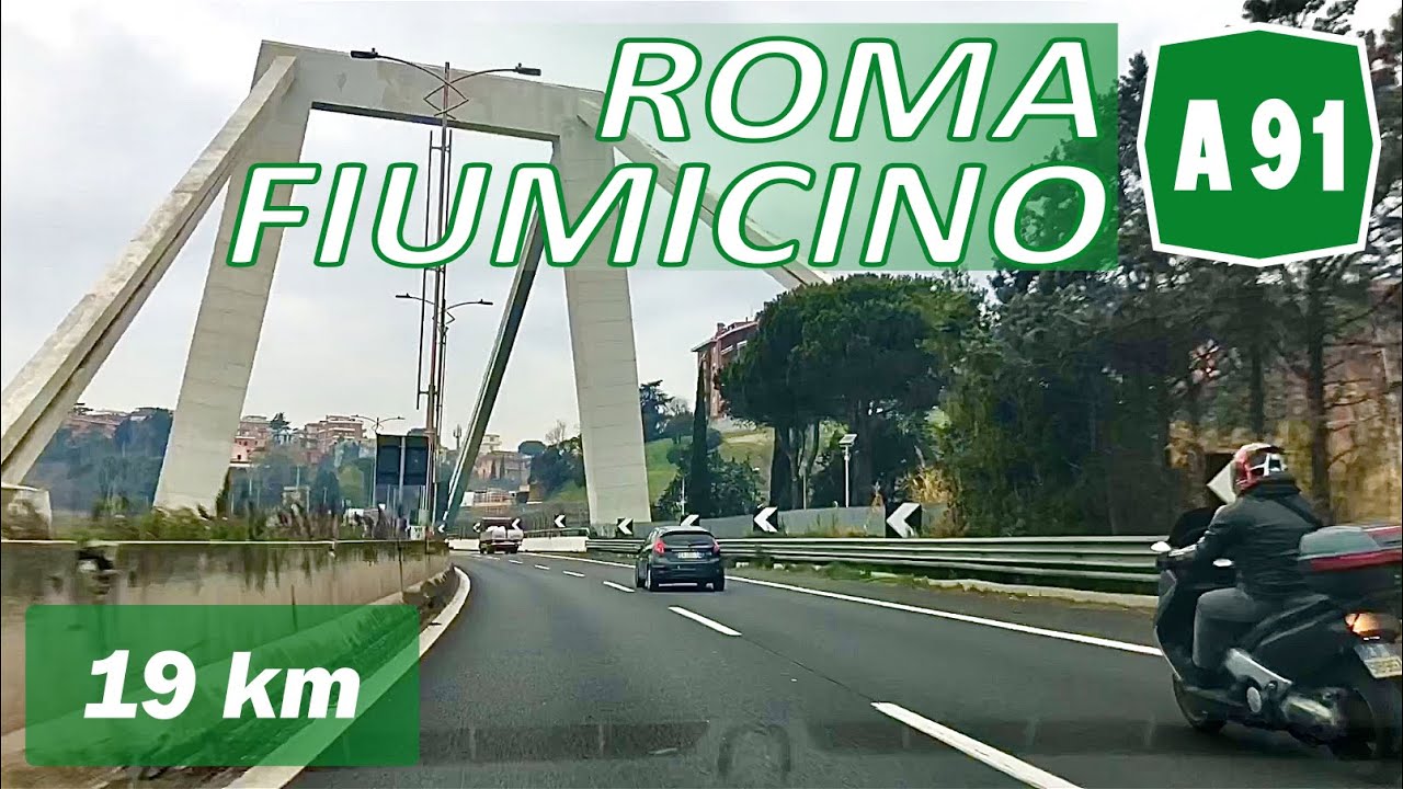 A91 | ROMA - FIUMICINO | Autostrada dell'Aeroporto di Roma Fiumicino | Percorso completo