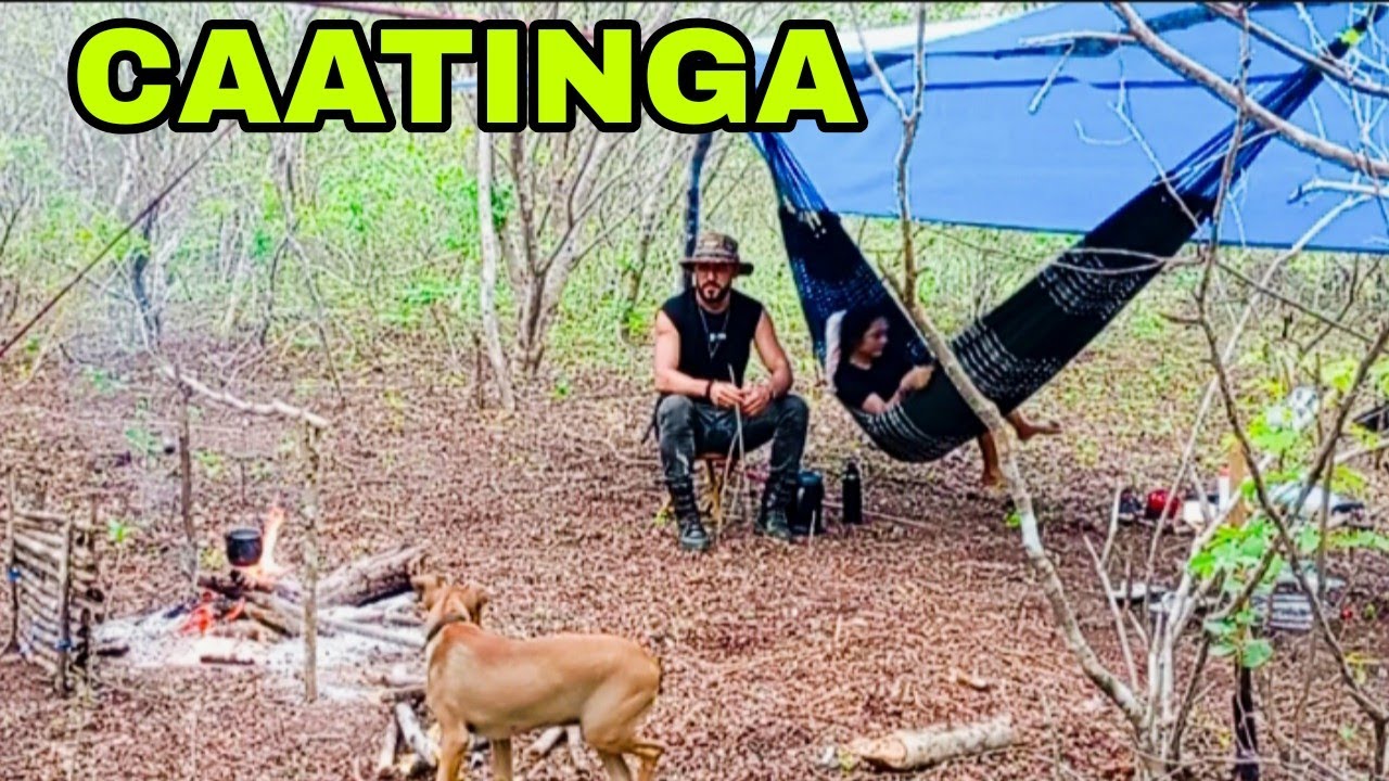 ACAMPAMENTO E PERNOITE NA CAATINGA, PASSAMOS A NOITE NO MATO🏕️🌵P/1