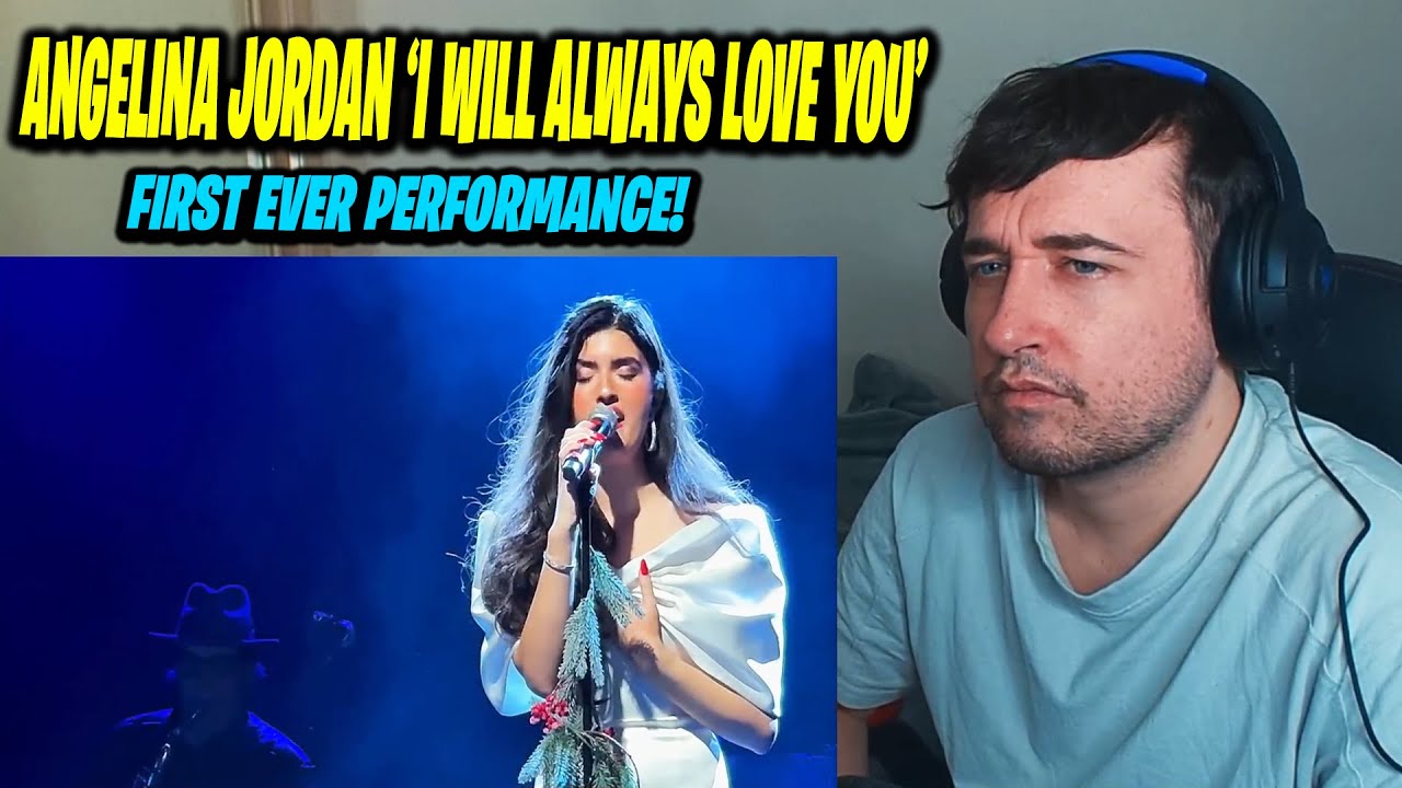 Angelina Jordan I WILL ALWAYS LOVE YOU 1st time ever LIVE Whitney cover (REACTION!!)