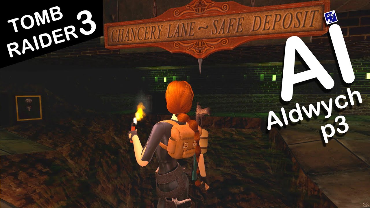 Self-Aware Lara Croft Plays Tomb Raider 3 - Level 13 - Aldwych - Part 3